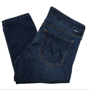 Mother The Looker Crop Jean Flowers From The Storm